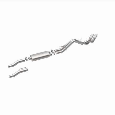 MagnaFlow 11 Ford F-150 3.7L/5.0L/6.2L SS Catback Exhaust Dual Same Side Exit w/ 3.5in SS Tips - 15461