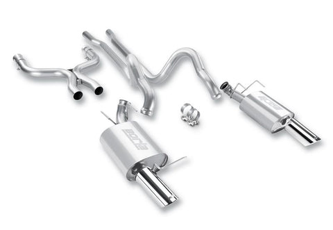 Borla 2011-2012 Mustang GT 5.0L 8cyl 6spd RWD Aggressive ATAK Catback Exhaust - 140372