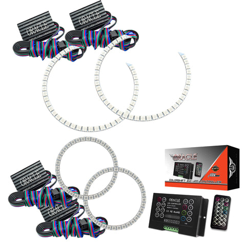 Oracle Mercedes Benz C-Class 08-11 Halo Kit - ColorSHIFT w/ 2.0 Controller - 2291-333