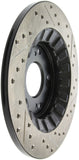 StopTech 00-09 S2000 Slotted & Drilled Right Rear Rotor - 127.40050R
