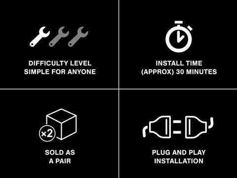 Raxiom 99-04 Ford Mustang Excluding 99-01 Cobra Tail Lights- Black Housing (Smoked Lens) - 49080