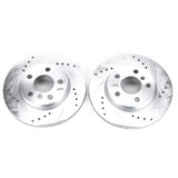 Power Stop 14-19 Mini Cooper Front Evolution Drilled & Slotted Rotors - Pair - EBR1646XPR