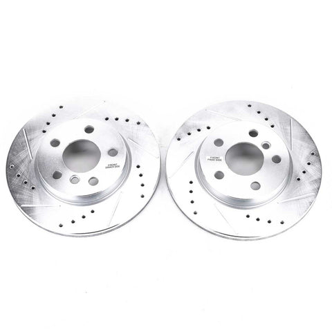 Power Stop 14-19 Mini Cooper Front Evolution Drilled & Slotted Rotors - Pair - EBR1646XPR