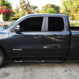 Westin 19-20 Dodge Ram 1500 Crew Cab Platinum 4 Oval Nerf Step Bars - Black - 21-4085