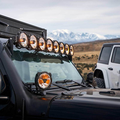 KC HiLiTES Gravity Titan LED 6in. - Pair Pack (Spot Beam) - 91401