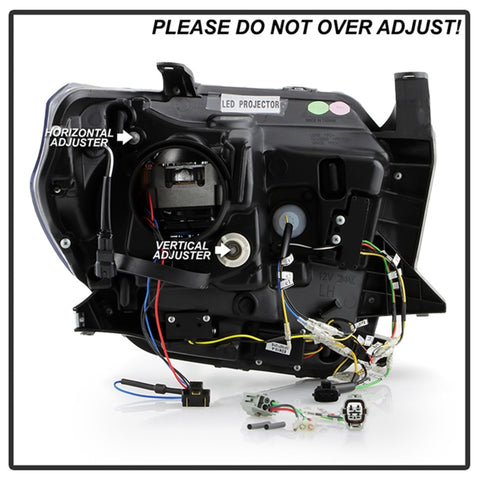 Spyder Apex 14-21 Toyota Tundra High-Power LED Module Headlights - Black (PRO-YD-TTU14V2AP-SBSEQ-BK) - 5088727