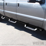 Westin/HDX 99-16 Ford F-250/350 Crew Cab (6.75ft Bed) Stainless Drop Nerf Step Bars - Textured Black - 56-5340152