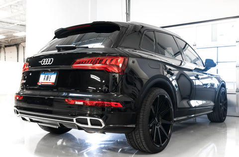 AWE Tuning Audi B9 SQ5 Resonated Touring Edition Cat-Back Exhaust - No Tips (Turn Downs) - 3015-31016