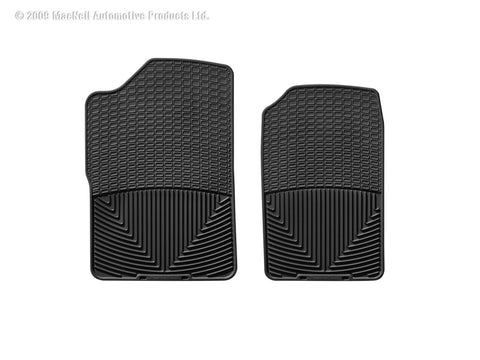 WeatherTech 88-99 GMC Sierra Extended Cab Front Rubber Mats - Black - W14