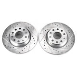 Power Stop 06-09 Audi A3 Rear Evolution Drilled & Slotted Rotors - Pair - EBR899XPR
