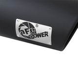 aFe Diesel Exhaust Tip Bolt On Black 4in Inlet x 6in Outlet x 15in - 49T40606-B15
