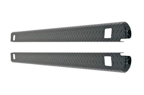 Dee Zee 02-09 Dodge Ram Bed Cap Wrap W/Stake Pockets Black-Tread Aluminum 8Ft Bed - DZ31983B