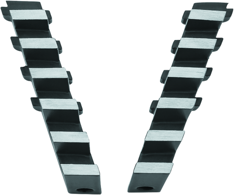 Kuryakyn Exhaust Port Fillers For Indian Black & Raw - 7187