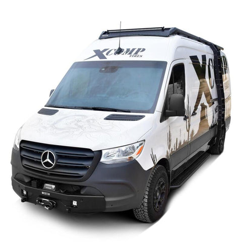 Westin 19-24 Mercedes-Benz Sprinter High Roof Mesa Side Ladder - Textured Black - 15-00035