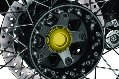 Kuryakyn Lodestar Rear Axle Sliders-BMW-Gold - 3802