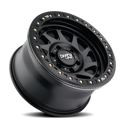 Dirty Life 9313 Enigma Race 17x9 / 6x139.7 BP / -12mm Offset / 106mm Hub Matte Black Wheel - 9313-7983MB12
