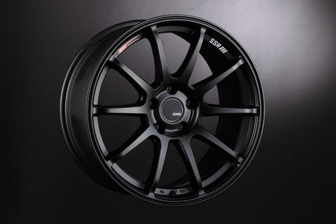 SSR GTV02 17x7.0 5x114.3 42mm Offset Flat Black Wheel - T517700+4205GMB