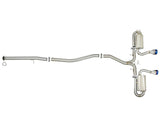 aFe Takeda 3in 304 SS Cat-Back Exhaust System w/ Blue Tips 2017 Honda Civic Si I4 1.5L (t) - 49-36618-L
