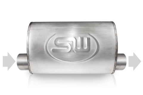 Stainless Works 3in ID OFFSET INLET/ 3in OD OFFSET OUTLET (ON SAME SIDE) 5inX9in - TM5C3O3OSS