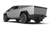 Rally Armor 24-26 Tesla Cybertruck Black UR Mud Flap White Logo - MF112-UR-BLK-WH