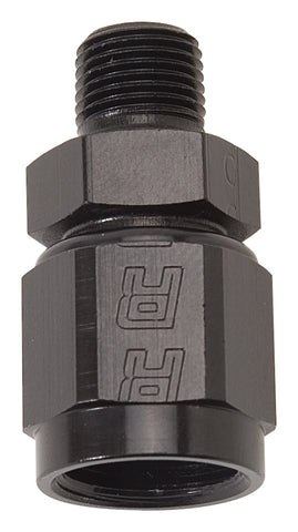 Russell Performance -8 AN Straight Female to 3/8in Male NPT Fitting (Black) - 614217