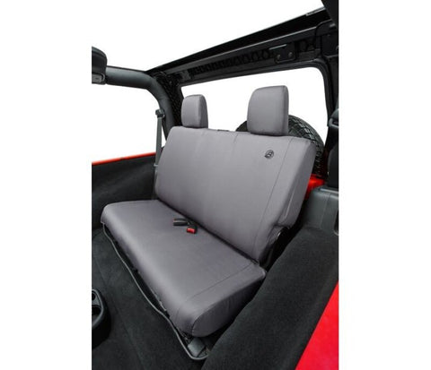 Bestop 07-18 Jeep Wrangler JK 2-Door Rear Seat Covers (Charcoal) - 29282-09