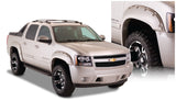 Bushwacker 07-13 Chevy Avalanche Pocket Style Flares 4pc - Black - 40932-02
