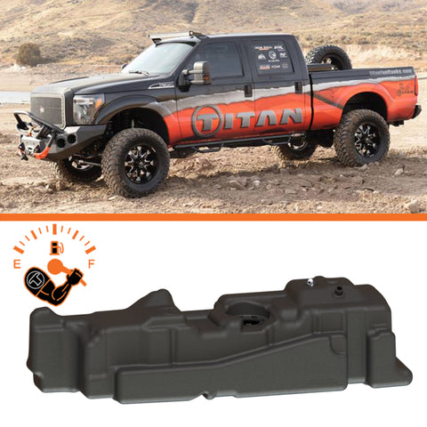 Titan Fuel Tanks 11-16 Ford F-250/F-350 PowerStroke Crew Cab Short Bed 60 Gallon XXL Mid-Ship Tank - 7021211