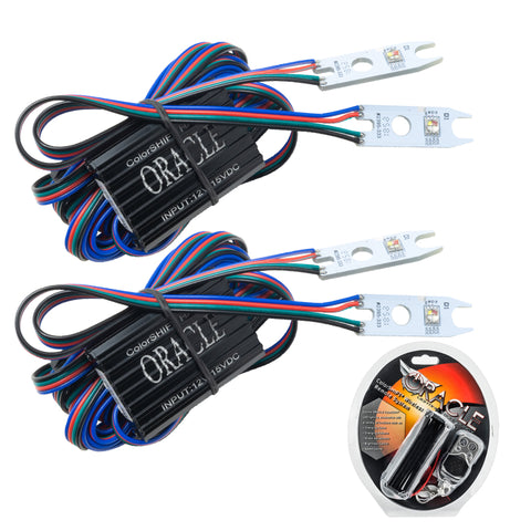 Oracle 15-17 Ford F-150 Headlight DRL Upgrade Kit - ColorSHIFT - 2395-330