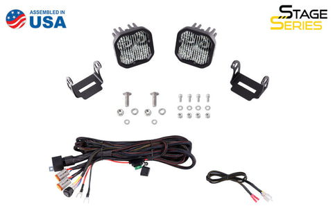 Diode Dynamics 2021 Ford Bronco SS3 LED Ditch Light Kit - Yellow Pro Combo - DD7187