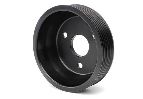 PERRIN 15-21 Subaru WRX / 18-20 Crosstrek / 14-18 FXT Lightweight Water Pump Pulley - Blk - PSP-ENG-111BK