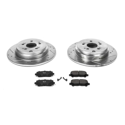 Power Stop 12-15 Honda Pilot Rear Z23 Evolution Sport Brake Kit - K5839