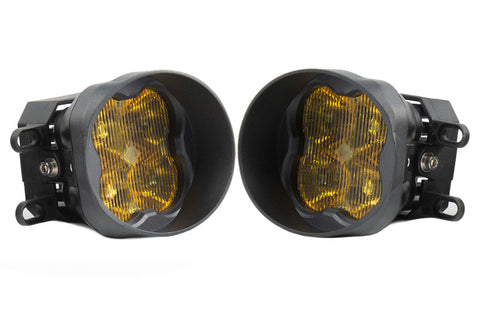 Diode Dynamics SS3 LED Pod Max Type B Kit - Yellow SAE Fog - DD6687