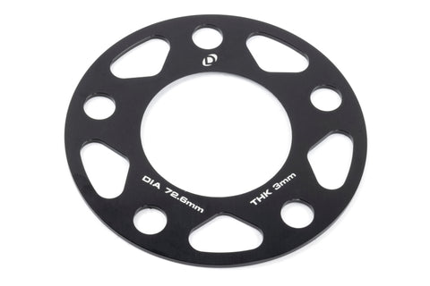 Dinan Wheel Spacers - 5x120 - 72.6mm CB - 3mm Thick (Set of 2) - D210-2033