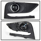 Spyder 17-18 Chevrolet Cruze OEM Fog Lights w/Universal Switch- Clear (FL-CCRZ2016-C) - 9040900