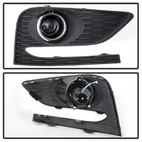 Spyder 17-18 Chevrolet Cruze OEM Fog Lights w/Universal Switch- Clear (FL-CCRZ2016-C) - 9040900