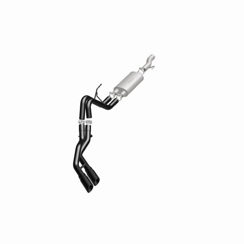 MagnaFlow SYS Cat-Back 10-14 Ford Raptor 6.2L V8 2.5/3in Black Dual Same Side Exit Rear 3.5 Tips - 15366