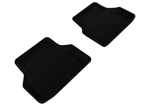 3D MAXpider 2004-2010 BMW 5 Series E60 Kagu 2nd Row Floormats - Black - L1BM05021509