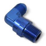 Russell Performance -10 AN 90 Degree Male to Male 3/8in Swivel NPT Fitting - 614120