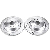 Power Stop 07-08 Infiniti G35 Rear Evolution Drilled & Slotted Rotors - Pair - JBR1340XPR