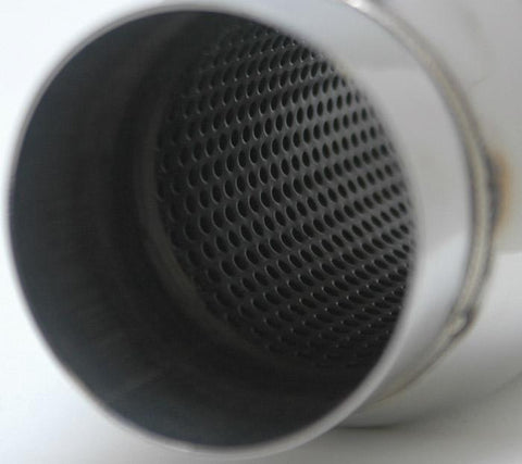 Vibrant SS Resonator (Standard Design) 2.5in inlet/outlet x 12in long - 1792