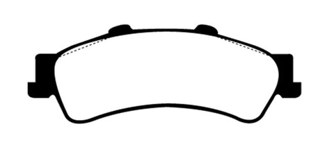 EBC 01-05 Cadillac Deville 4.6 HD Redstuff Rear Brake Pads - DP31630C