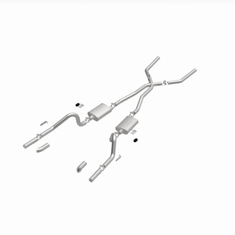 MagnaFlow SYS Cat-Back 67-70 Mustang 2.50inch w/Tru-X - 15816