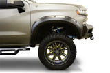 Lund 19-21 Chevy Silverado 1500 RX-Rivet Style Textured Elite Series Fender Flares-Black (2Pc.Front) - RX140TA