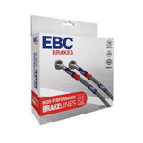 EBC 98-05 Porsche 911 (996) Carrera 2 3.4L (Cast Iron Rotor) Stainless Steel Brake Line Kit - BLA7617-4L