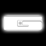 ORACLE Lighting Universal Illuminated LED Letter Badges - Matte Wht Surface Finish - G - 3140-G-001