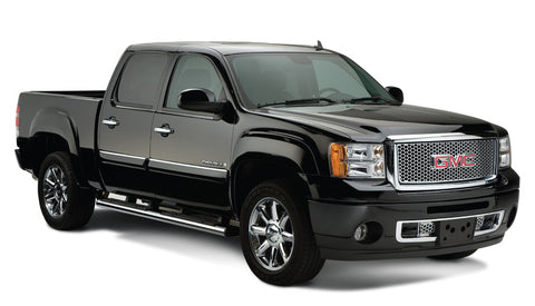 Bushwacker 07-14 GMC Sierra 2500 HD Fleetside OE Style Flares 4pc 78.0/78.7/97.6in Bed - Black - 40926-02