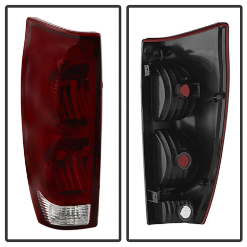 xTune Chevy Avalanche 02-06 OE Style Tail Lights Red Smoked ALT-JH-CAVA02-OE-RSM - 9030512