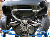 aFe Large Bore HD 3in 304 SS Cat-Back Exhaust w/ Black Tips 14-19 Jeep Grand Cherokee (WK2) V6-3.6L - 49-38078-B