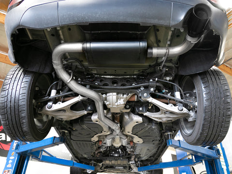 aFe Large Bore HD 3in 304 SS Cat-Back Exhaust w/ Black Tips 14-19 Jeep Grand Cherokee (WK2) V6-3.6L - 49-38078-B